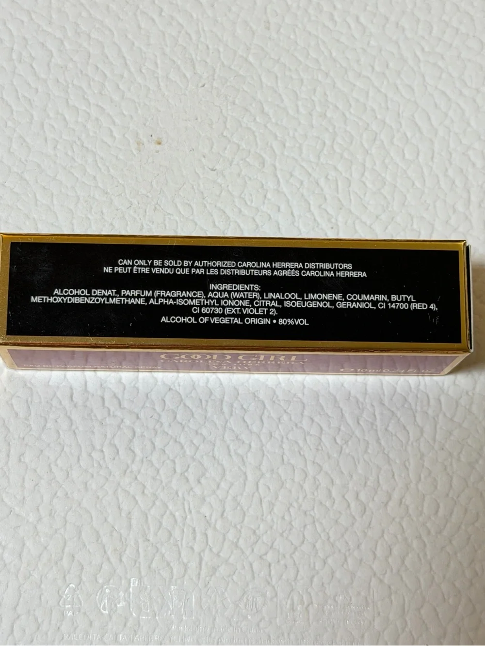 Carolina Herrera Good Girl Very Box — Red with Gold Trim